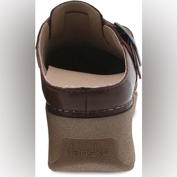 Dansko
Caia Nubuck Wedge Buckle Detail Clogs - Picture 3 of 6